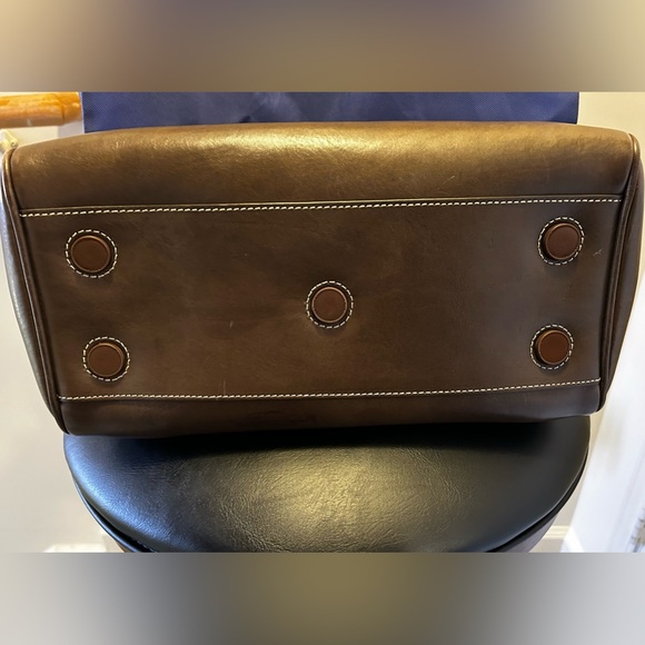 Dooney and Bourke Florentine Toscana Front Pocket Satchel NWT, Elephant color - Picture 3 of 12